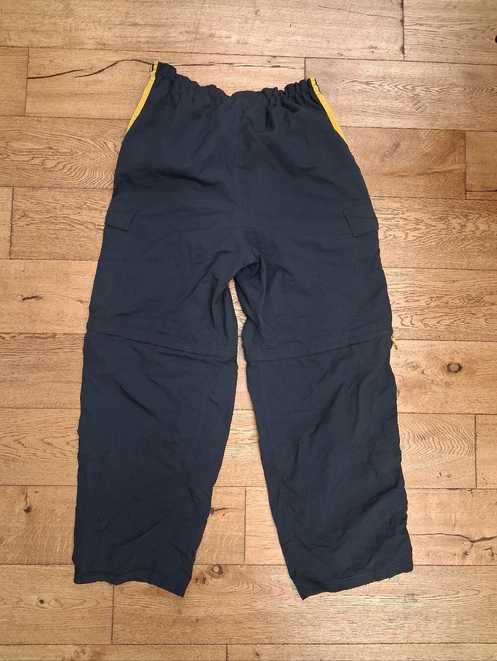 VTG Abercrombie & Fitch Nylon Convertible Cargo Pants Shorts Men XL Y2K